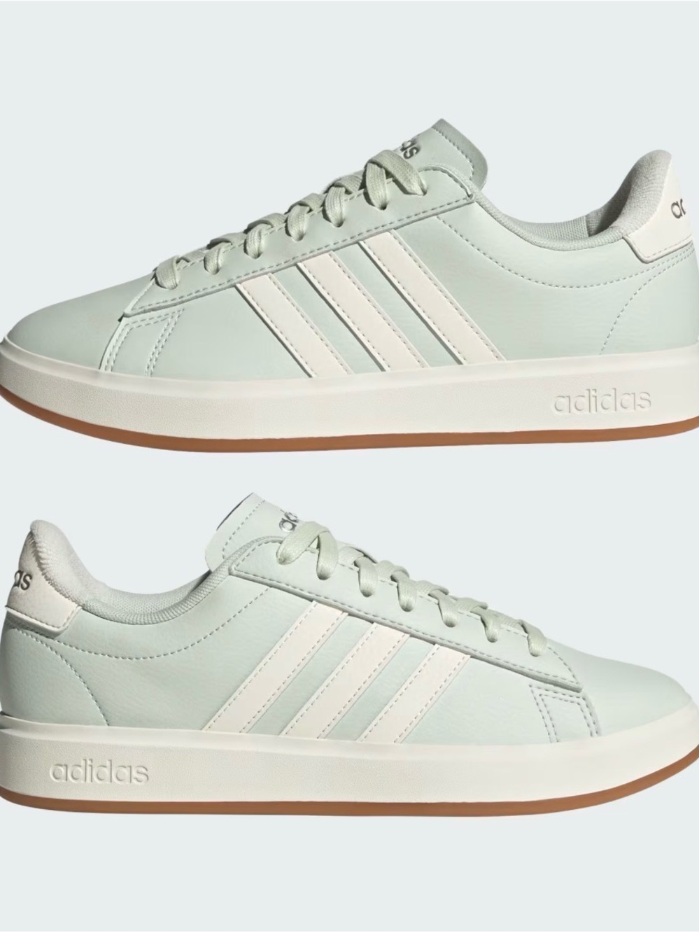 adidas Mint Green Grand Court 2.0 Sneakers